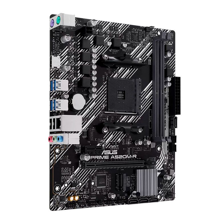 Placa Mae Asus Prime A520M-R, DDR4, Socket AMD AM4, M-ATX, Chipset AMD A520, PRIME-A520M-R
