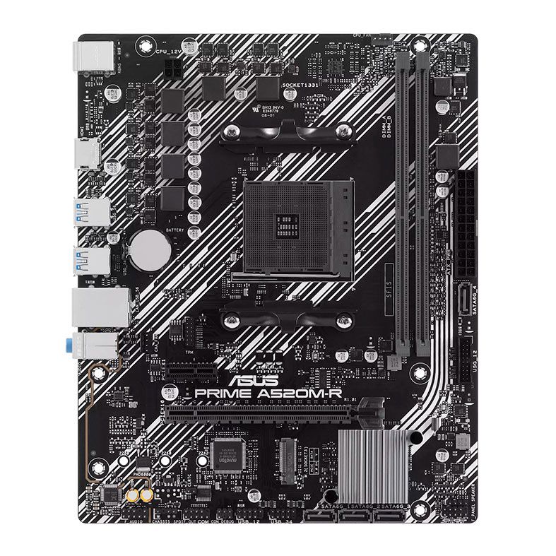 Placa Mae Asus Prime A520M-R, DDR4, Socket AMD AM4, M-ATX, Chipset AMD A520, PRIME-A520M-R