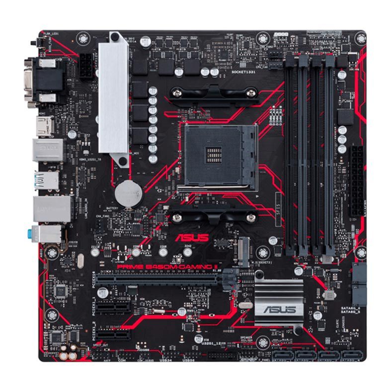 Placa Mae Asus Prime B450M-GAMING II, DDR4, Socket AM4, M-ATX, Chipset AMD B450, PRIME B450M-GAMING II