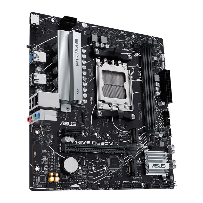 Placa Mae Asus Prime B650M-R, DDR5, Socket AM5, M-ATX, Chipset AMD B650, PRIME-B650M-R