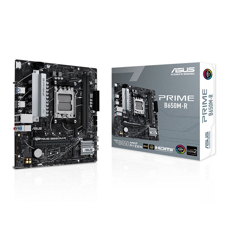 Placa Mae Asus Prime B650M-R, DDR5, Socket AM5, M-ATX, Chipset AMD B650, PRIME-B650M-R