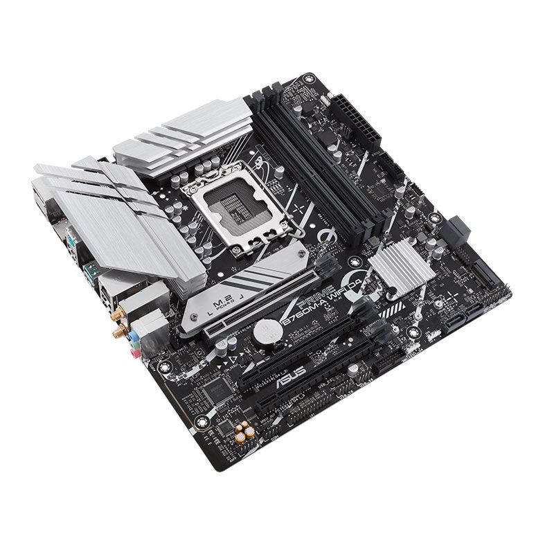 Placa Mae Asus Prime B760M-A WIFI D4, DDR4, Socket LGA1700, M-ATX, Chipset Intel B760, PRIME-B760M-A-WIFI-D4