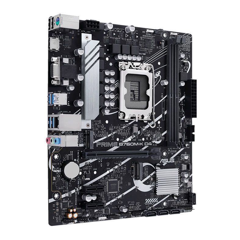 Placa Mae Asus Prime B760M-K D4, DDR4, LGA1700, M-ATX, Chipset Intel B760, PRIME-B760M-K-D4