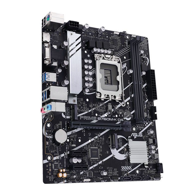 Placa Mae Asus Prime B760M-K D4, DDR4, LGA1700, M-ATX, Chipset Intel B760, PRIME-B760M-K-D4
