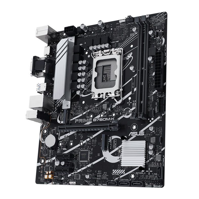 Placa Mae Asus Prime B760M-K, DDR5, LGA1700, M-ATX, Chipset Intel B760, PRIME-B760M-K