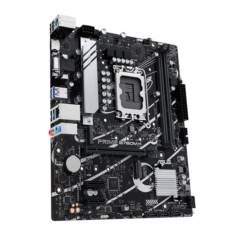 Placa Mae Asus Prime B760M-K, DDR5, LGA1700, M-ATX, Chipset Intel B760, PRIME-B760M-K