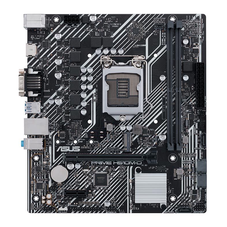 Placa Mae Asus Prime H510M-D DDR4 LGA1200 Intel H510, PRIME H510M-D