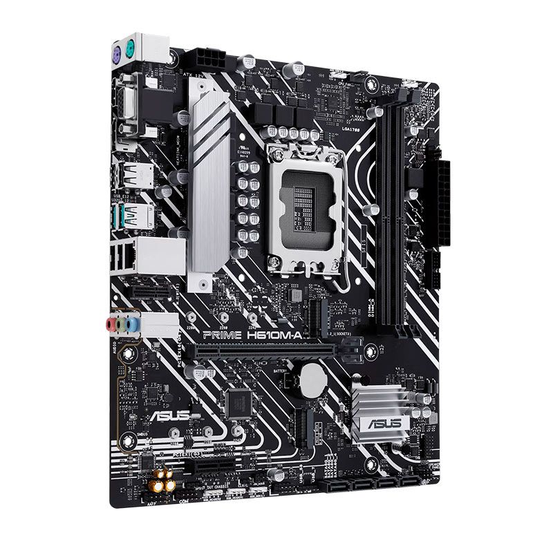 Placa Mae Asus Prime H610M-A, DDR5, Socket LGA 1700, M-ATX, Chipset Intel H610, PRIME-H610M-A