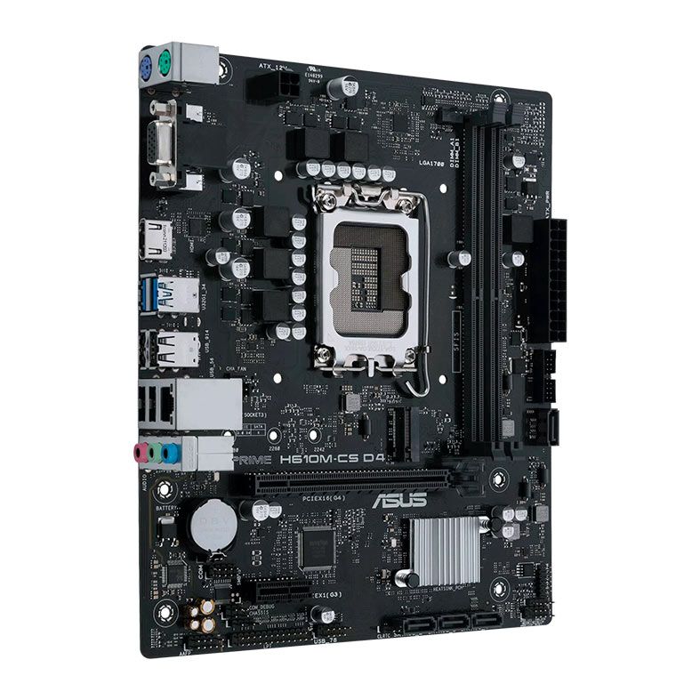 Placa Mae Asus Prime H610M-CS D4, DDR4, LGA1700, M-ATX, Chipset Intel H610, PRIME-H610M-CS-D4