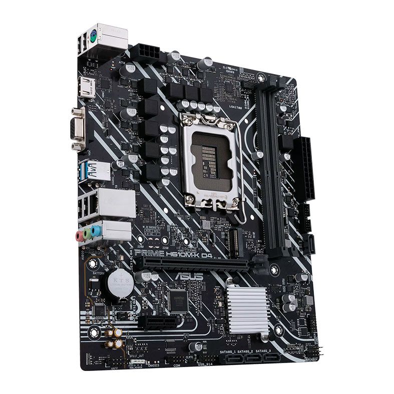 Placa Mae Asus Prime H610M-K D4, DDR4, LGA 1700, M-ATX, Chipset Intel H610, PRIME-H610M-K-D4
