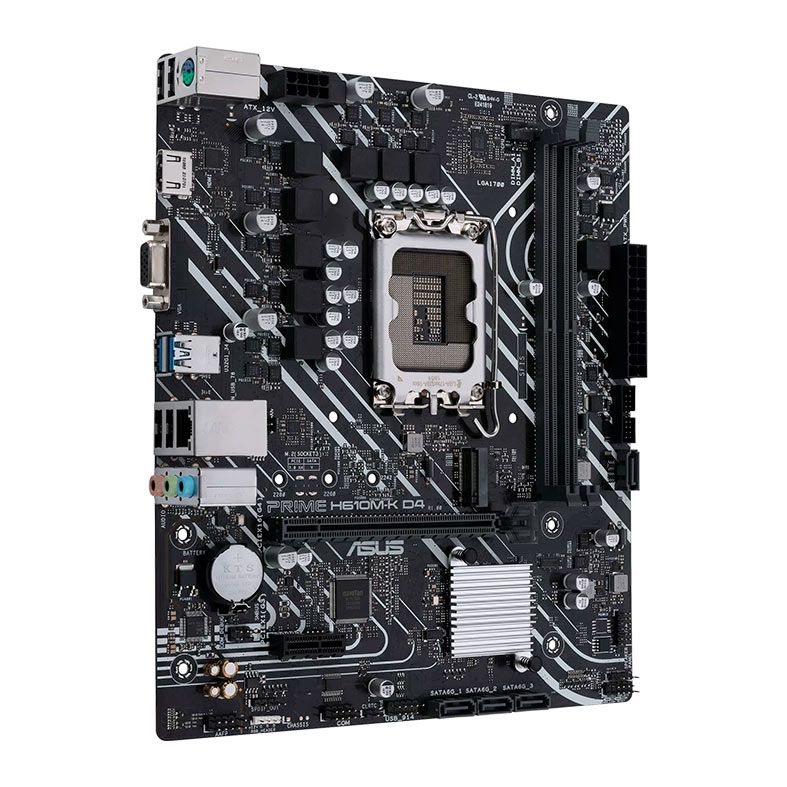 Placa Mae Asus Prime H610M-K D4, DDR4, LGA 1700, M-ATX, Chipset Intel H610, PRIME-H610M-K-D4