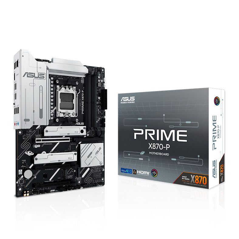 Placa Mae Asus Prime X870-P, DDR5, Socket AMD AM5, ATX, Chipset AMD X870, PRIME-X870-P