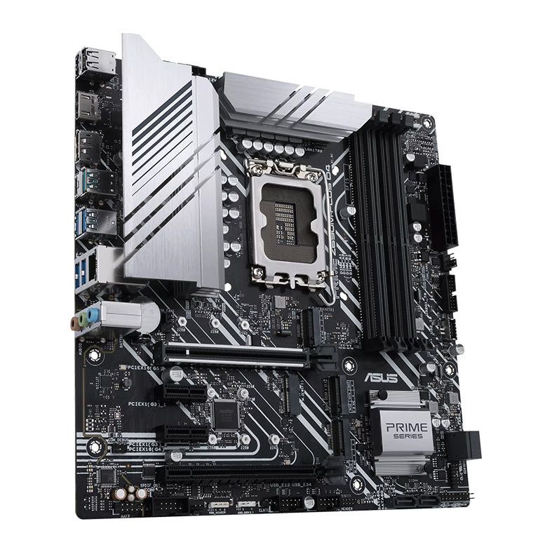 Placa Mae Asus Prime Z690M-Plus D4, DDR4, Socket LGA1700, M-ATX, Chipset Intel Z690, PRIME Z690M-PLUS D4
