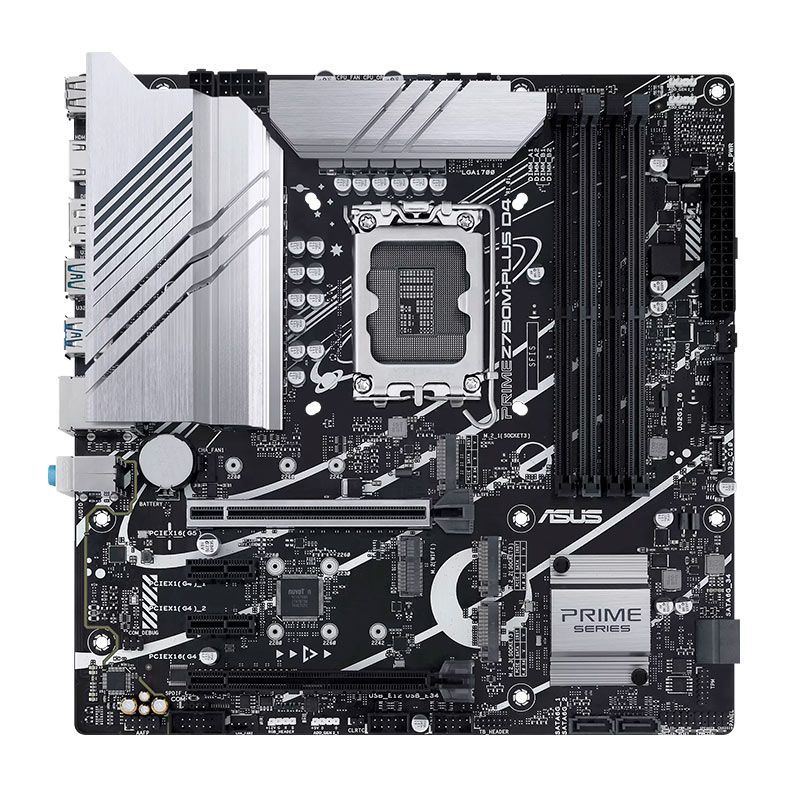 Placa Mae Asus Prime Z790M-Plus D4, DDR4, Socket LGA1700, Chipset Intel Z790, PRIME-Z790M-PLUS-D4