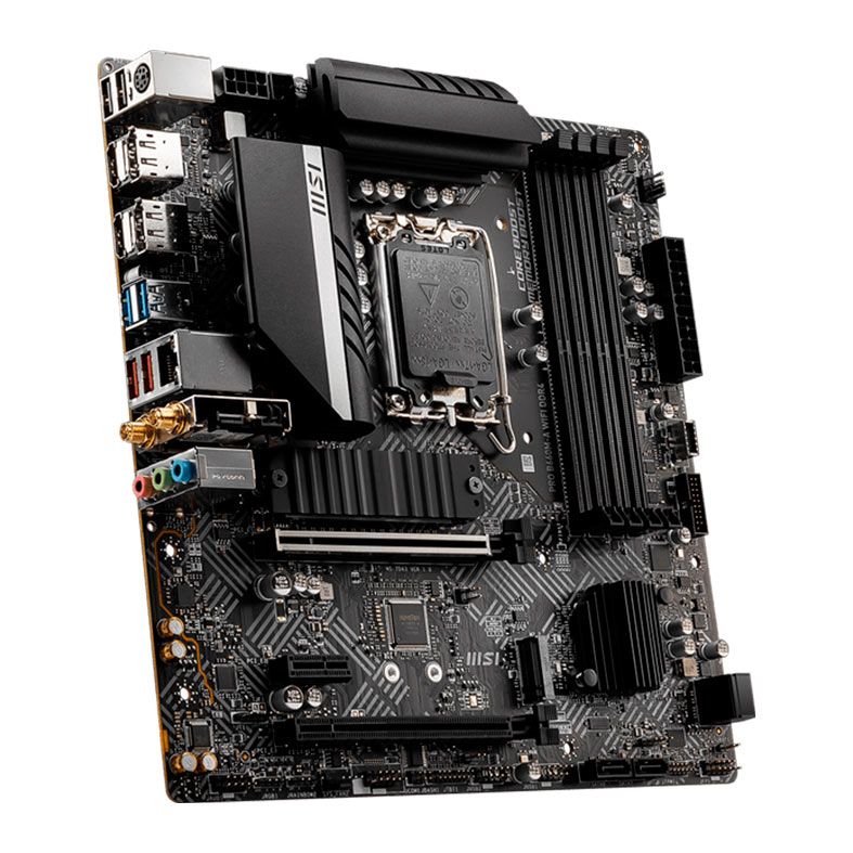 Placa Mae MSI PRO B660M-A WIFI, DDR4, Socket LGA 1700, M-ATX, Chipset Intel B660, PRO-B660M-A-WIFI
