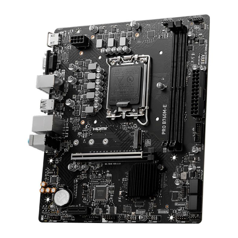 Placa Mae MSI Pro B760M-E, DDR5, LGA1700, M-ATX, Chipset Intel B760, PRO-B760M-E