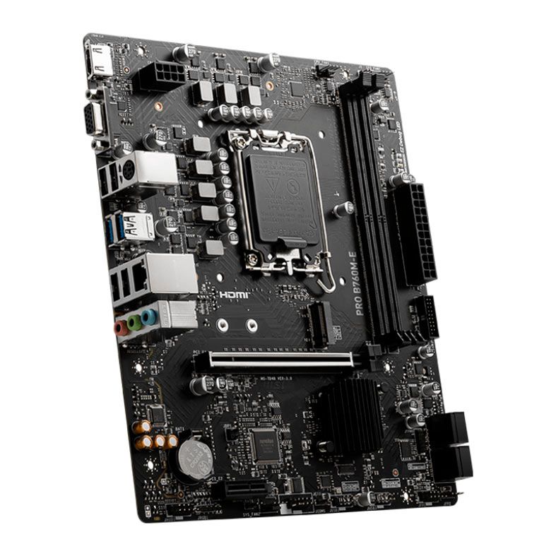Placa Mae MSI Pro B760M-E, DDR5, LGA1700, M-ATX, Chipset Intel B760, PRO-B760M-E