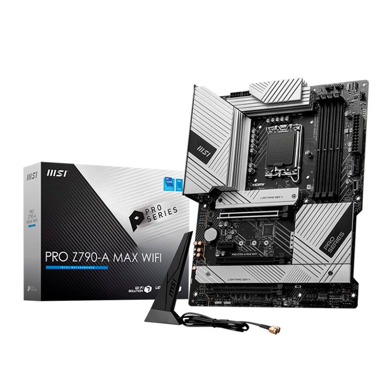 Placa Mae MSI PRO Z790-A MAX WIFI, DDR5, Socket LGA 1700, ATX, Chipset Z790, PRO-Z790-A-MAX-WIFI