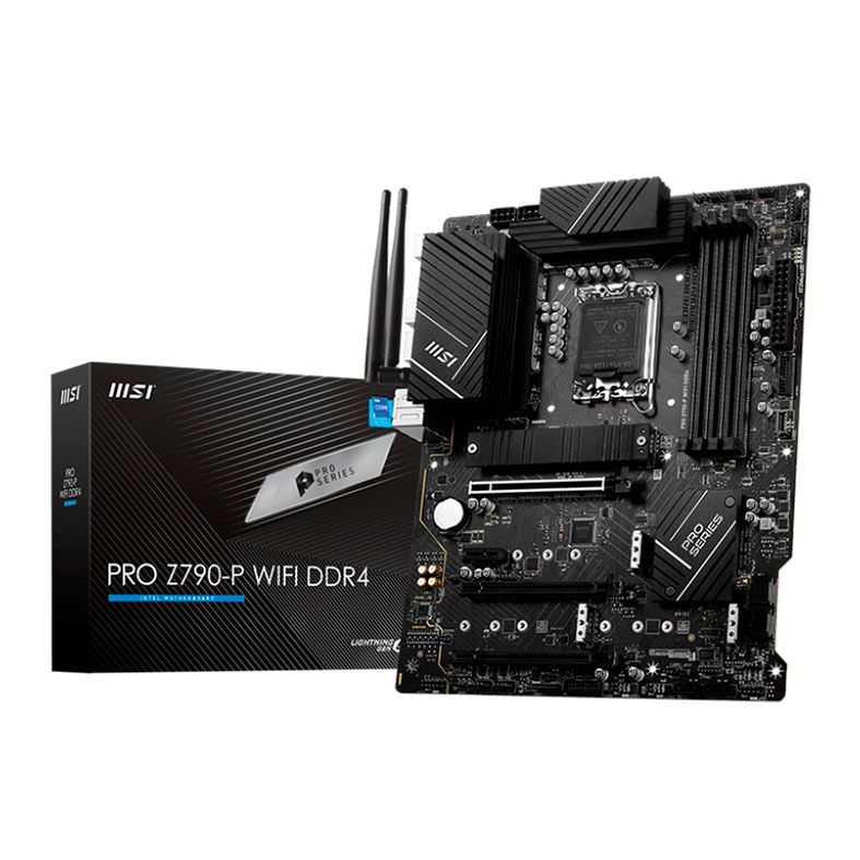 Placa Mae MSI Pro Z790-P WIFI DDR4, Socket LGA1700, Chipset Intel Z790, PRO-Z790-P-WIFI-DDR4