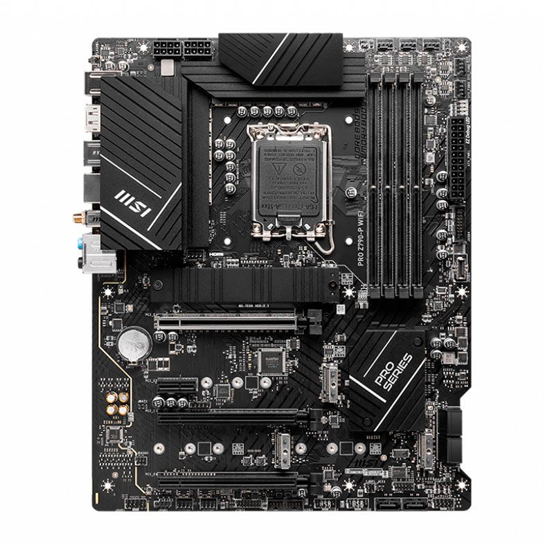 Placa Mae MSI Pro Z790-P Wifi, DDR5, Socket LGA1700, Chipset Intel Z790, PRO-Z790-P-WIFI