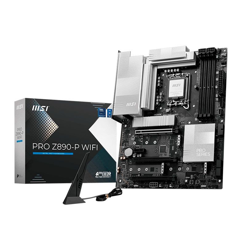 Placa Mae MSI Pro Z890-P WiFi, DDR5, LGA1851, ATX, Chipset Intel Z890, PRO-Z890-P-WIFI