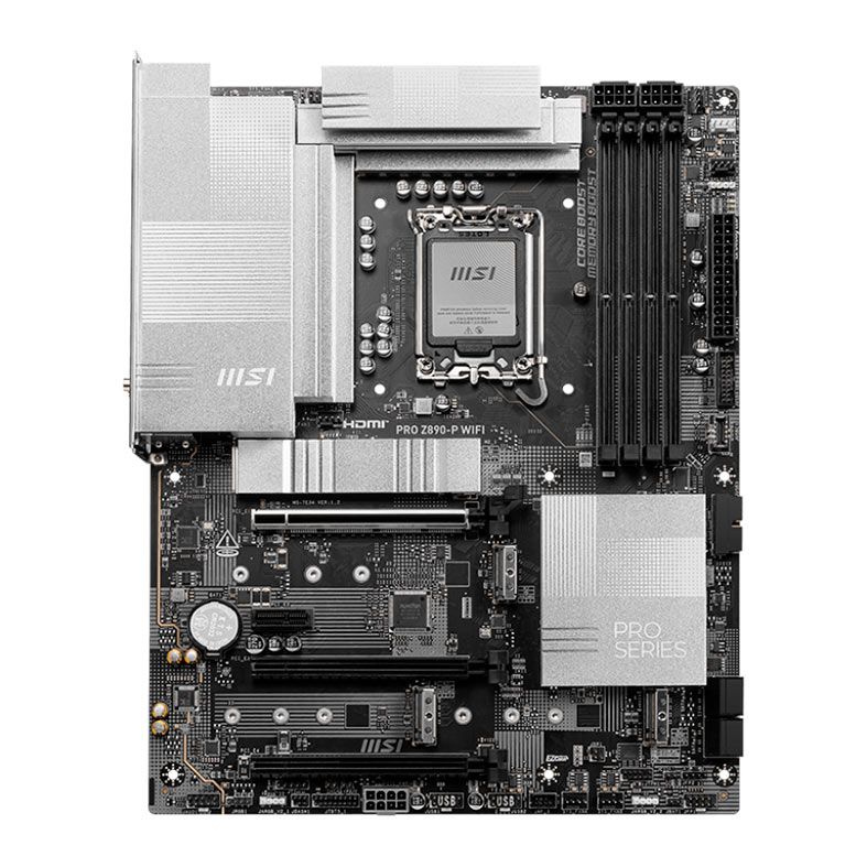 Placa Mae MSI Pro Z890-P WiFi, DDR5, LGA1851, ATX, Chipset Intel Z890, PRO-Z890-P-WIFI