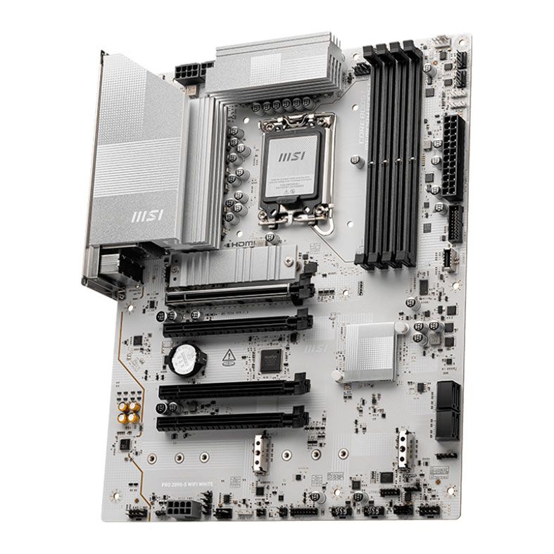 Placa Mae MSI Pro Z890-S WiFi White, DDR5, LGA1851, ATX, Chipset Z890, PRO-Z890-S-WIFI-WHITE