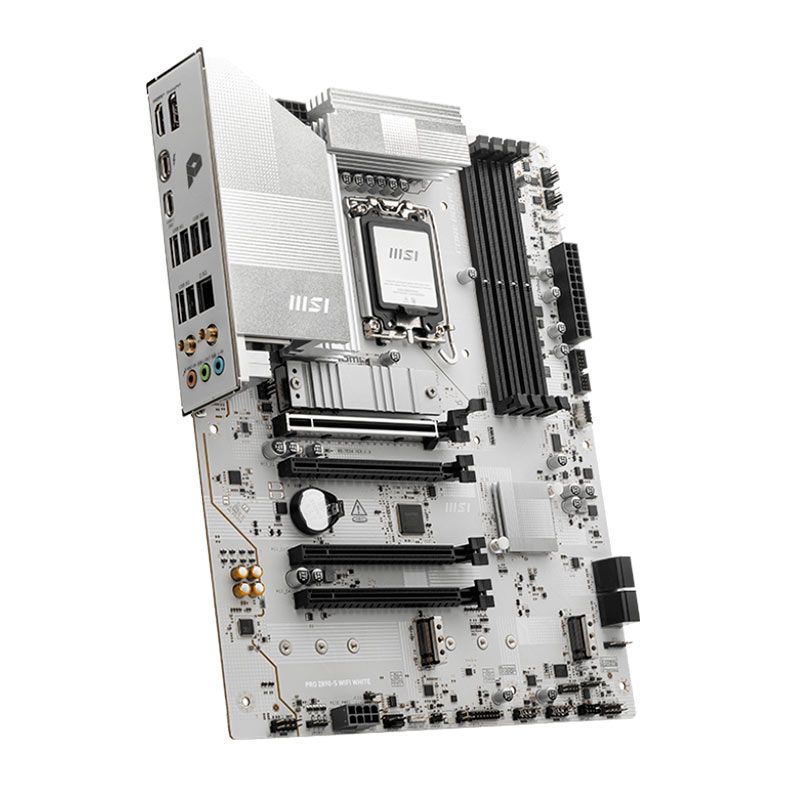 Placa Mae MSI Pro Z890-S WiFi White, DDR5, LGA1851, ATX, Chipset Z890, PRO-Z890-S-WIFI-WHITE