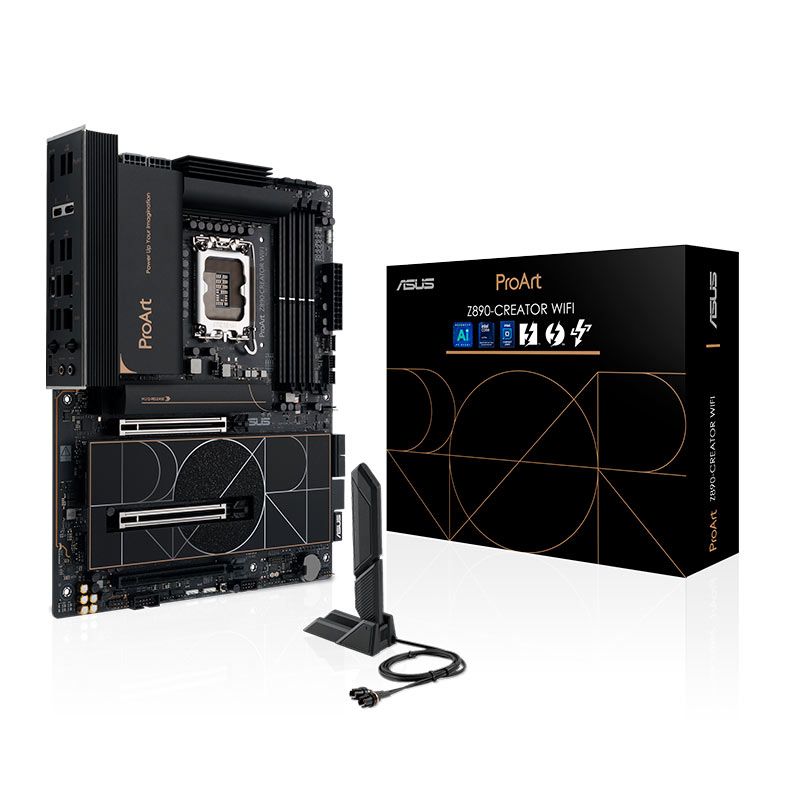 Placa Mae Asus ProArt Z890-Creator WiFi, DDR5, LGA1851, ATX, Chipset Intel Z890, PROART-Z890-CREATOR-WIFI