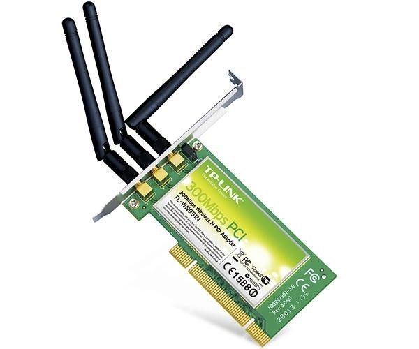 Placa PCI TP-Link Wireless 3 Antenas 300Mbps, TL-WN951N - BOX