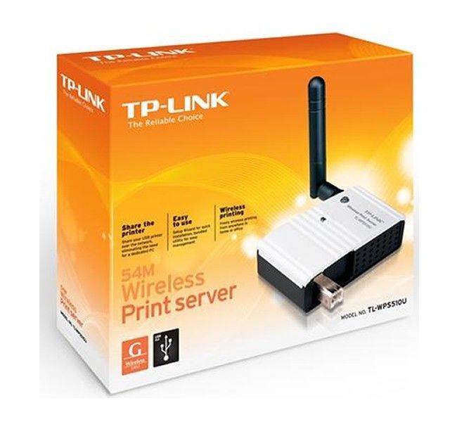 Servidor de Impressao Wireless TP-LINK TL-WPS510U USB tipo B - BOX