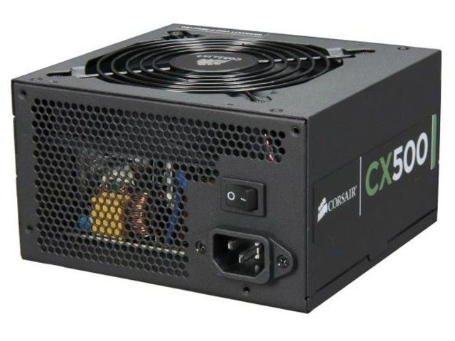 Fonte Corsair CX500 V2 500W, Certificado 80 Plus Bronze, PFC Ativo, CP-9020047-WW