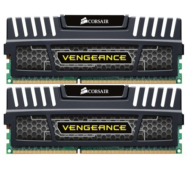 Memoria Corsair Vengeance 8GB (2x4) DDR3 1600MHz C9 Preta, CMZ8GX3M2A1600C9