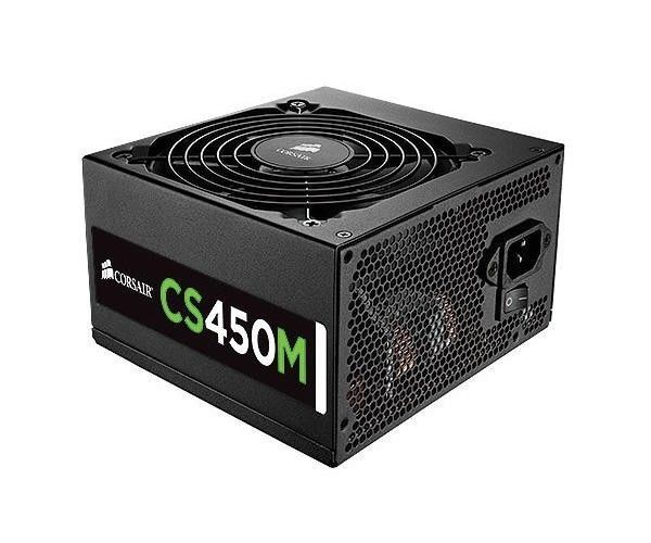 Fonte Corsair 450W CS450M Modular, Certificado 80 Plus Gold, PFC Ativo, CP-9020075-WW - BOX