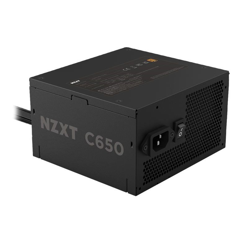 Fonte NZXT C650 Gold, 650W, 80 Plus Gold, PFC Ativo, Preto, PS-2406-OEM