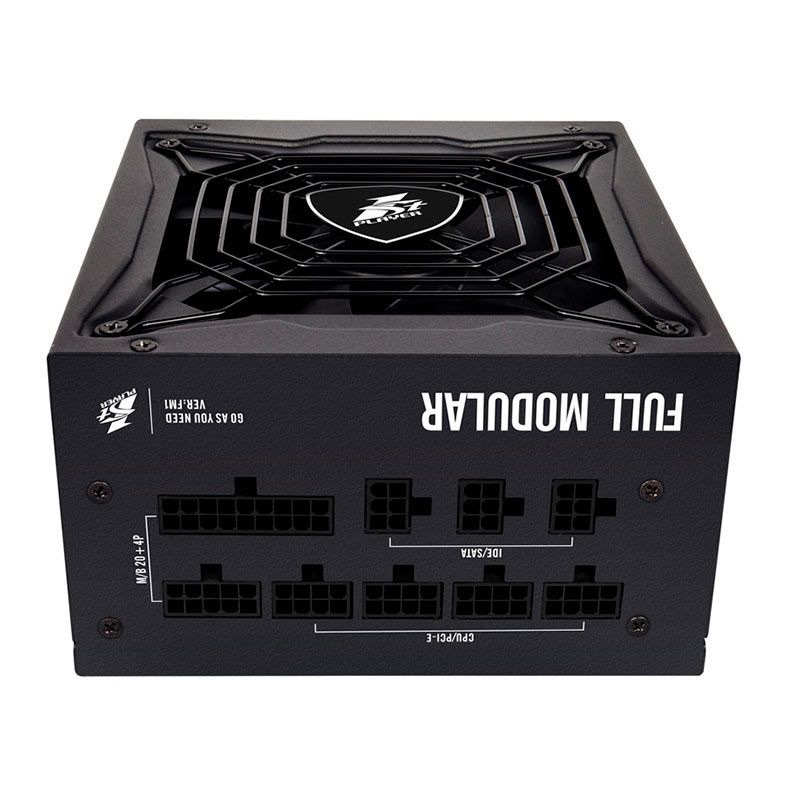Fonte 1STPlayer SteamPunk Gold, 750W, Full-Modular, 80 Plus Gold, Preto, PS-750SP