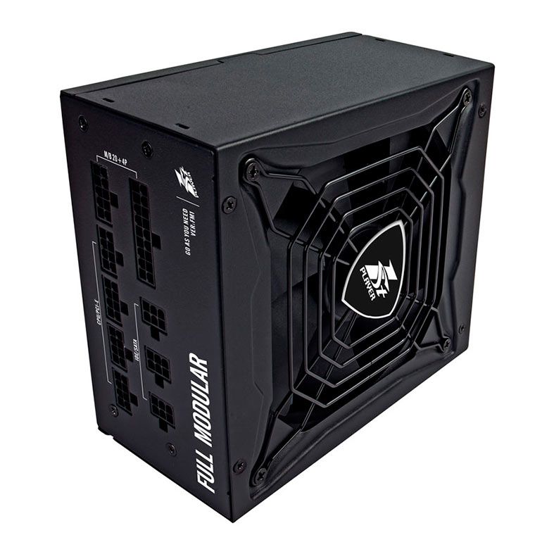 Fonte 1STPlayer SteamPunk Gold, 750W, Full-Modular, 80 Plus Gold, Preto, PS-750SP