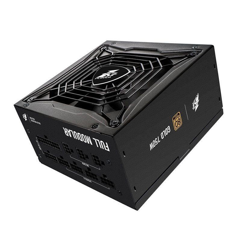 Fonte 1STPlayer SteamPunk Gold, 750W, Full-Modular, 80 Plus Gold, Preto, PS-750SP