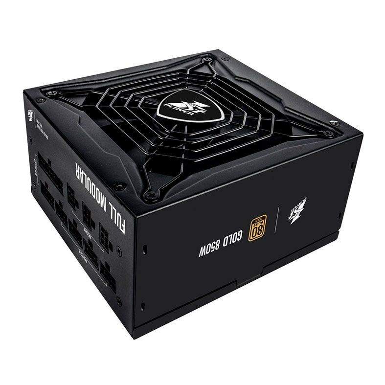 Fonte 1STPlayer SteamPunk Gold, 850W, Full-Modular, 80 Plus Gold, Preto, PS-850SP