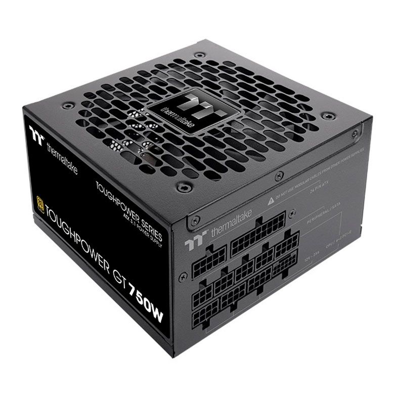 Fonte Thermaltake Toughpower GT, 750W, ATX 3.1, Full-Modular, 80 Plus Gold, Preto, PS-TPT-0750FNFAGB-3