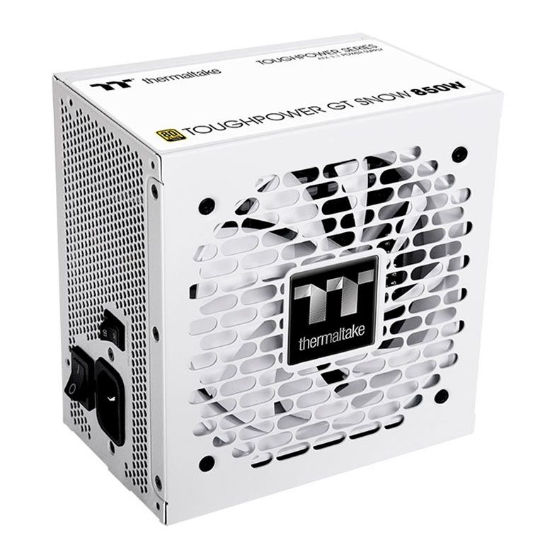 Fonte Thermaltake Toughpower GT Snow, 850W, ATX 3.1, Full-Modular, 80 Plus Gold, PS-TPT-0850FNFAGB-W