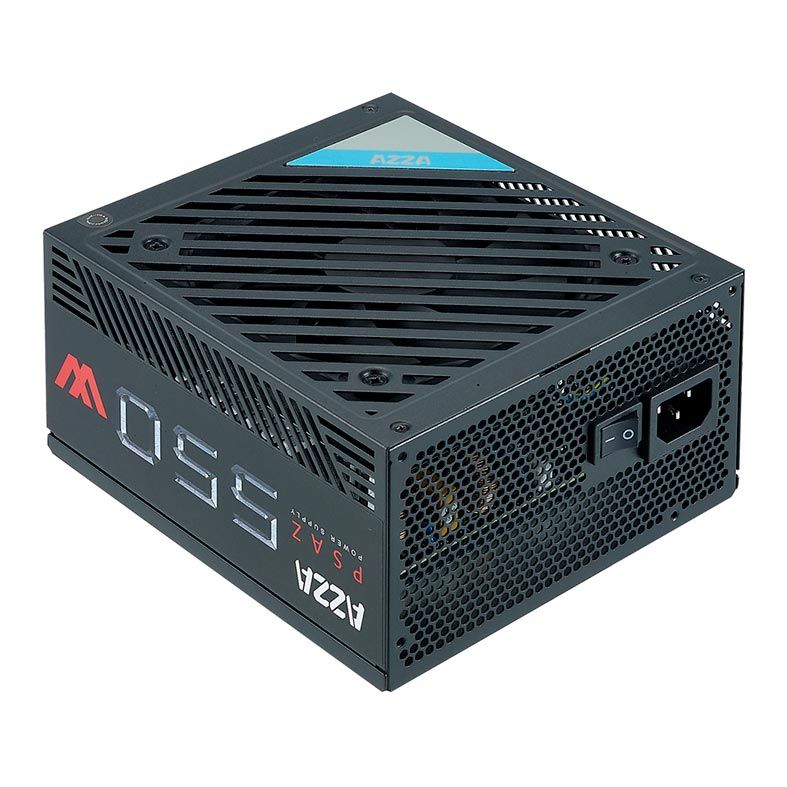 Fonte Azza 550W, 80 Plus Bronze, Preta, PSAZ-550W