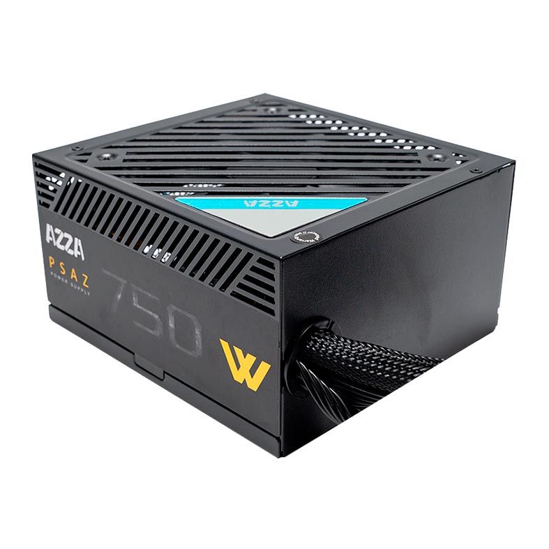 Fonte Azza 750W, 80 Plus Bronze, Preta, PSAZ-750W
