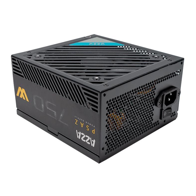 Fonte Azza 750W, 80 Plus Bronze, Preta, PSAZ-750W