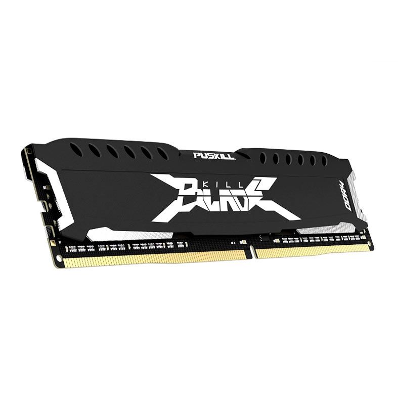 Memoria Puskill, 16GB (1x16GB), DDR4, 3200MHz, CL16, Preto, PSK-D4D16M3200B-16GB
