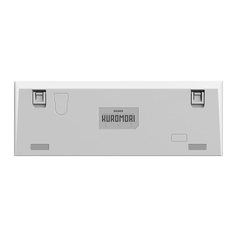 Teclado Mecanico Pcyes Kuromori White Ghost, Rainbow, ABNT2, Switch Azul, PTKMWG60BL