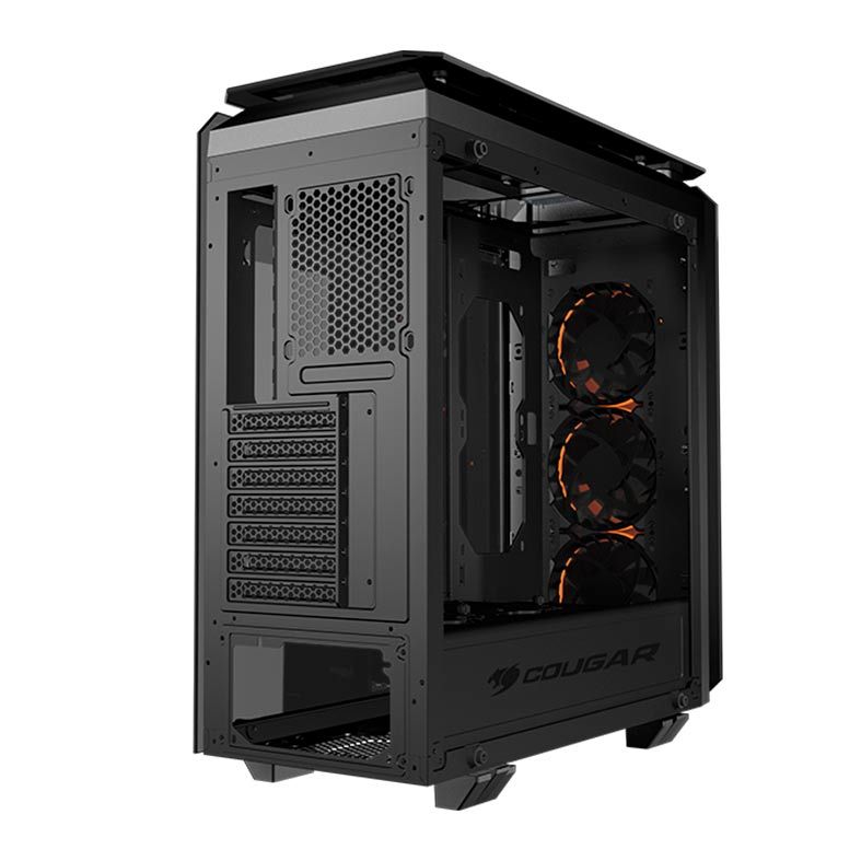 Gabinete Cougar Puritas Laterais/Frontal Vidro Temp, PURITAS