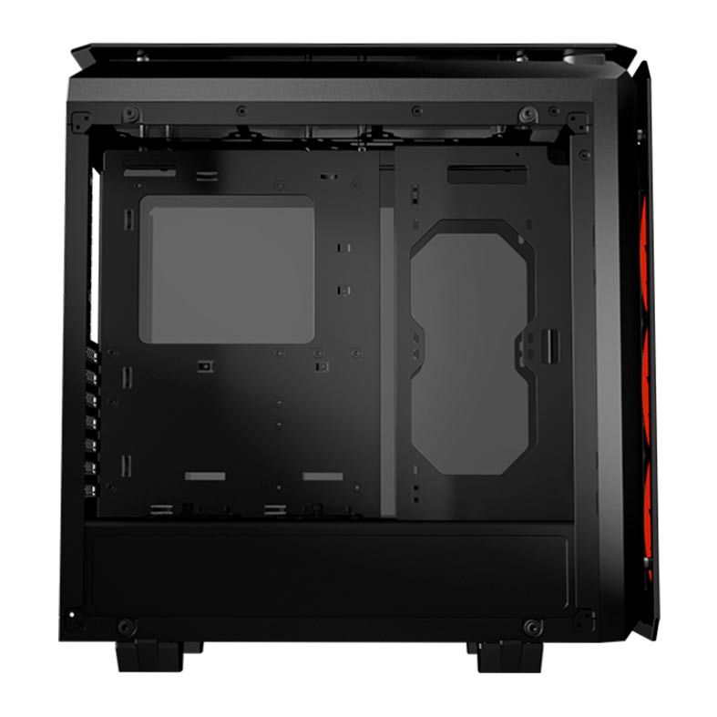 Gabinete Cougar Puritas Laterais/Frontal Vidro Temp, PURITAS
