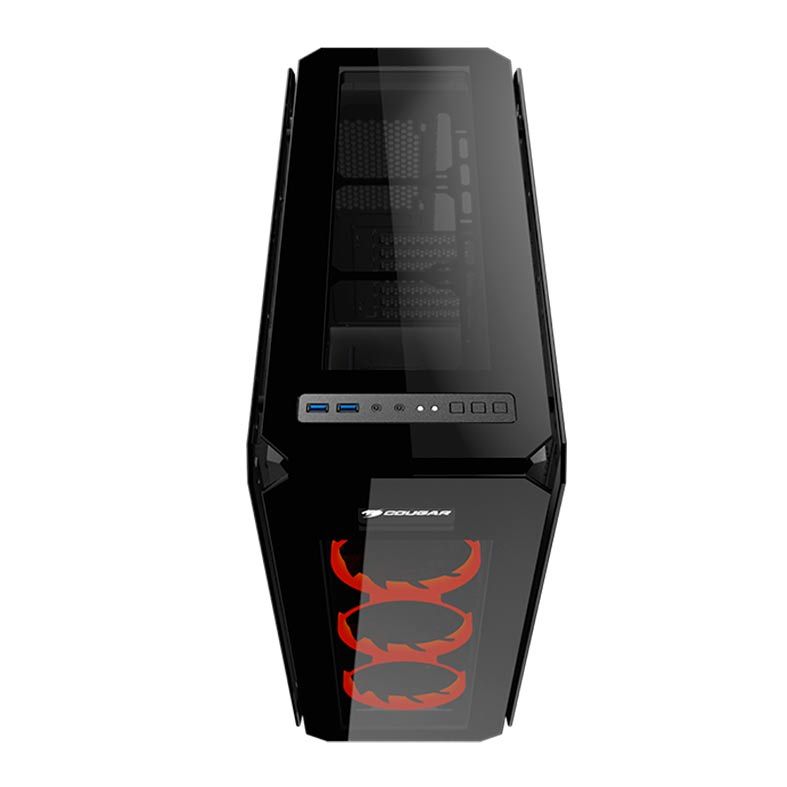 Gabinete Cougar Puritas Laterais/Frontal Vidro Temp, PURITAS