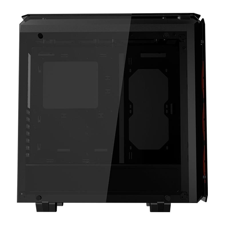 Gabinete Cougar Puritas Laterais/Frontal Vidro Temp, PURITAS